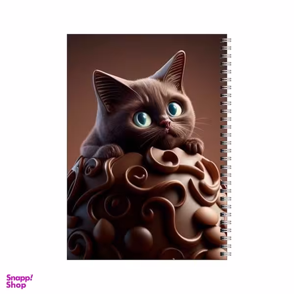 دفتر مشق 100 برگ بامبیلیپ طرح گربه شکلاتی کد 6145996