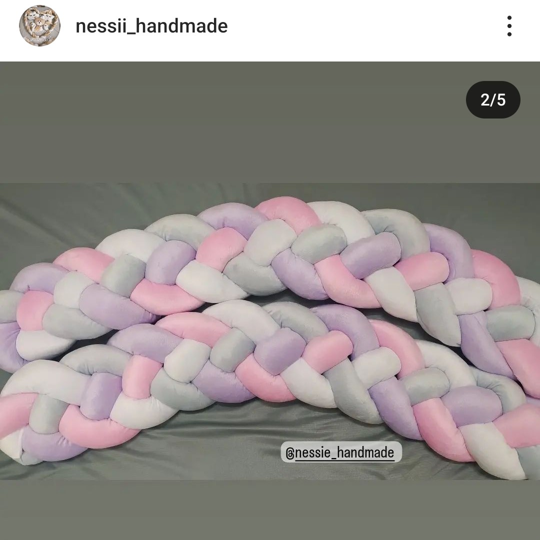 گارد گیس چهاررشته مخمل صورتی یاسی سفید نقره 320سانت ارتفاع 20سانت