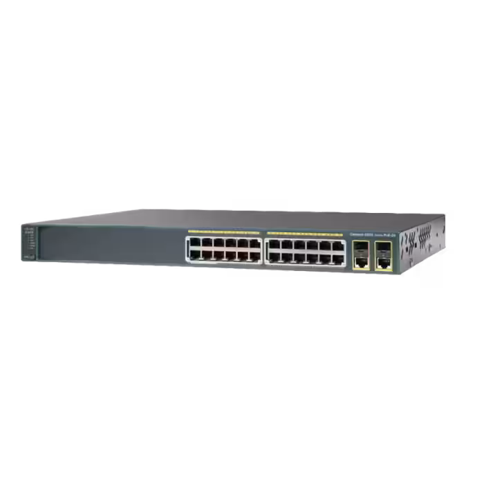 سوئیچ شبکه سیسکو   سوئیچ Cisco WS-C2960-24PC-L  سوئیچ لایه 2