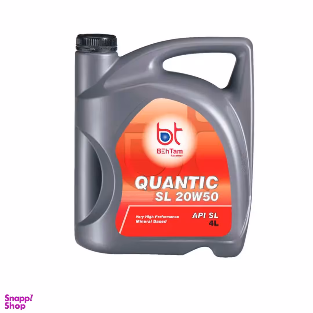 روغن موتور خودرو بهتام روانکار مدل 20W50 Quantic حجم 4 لیتر
