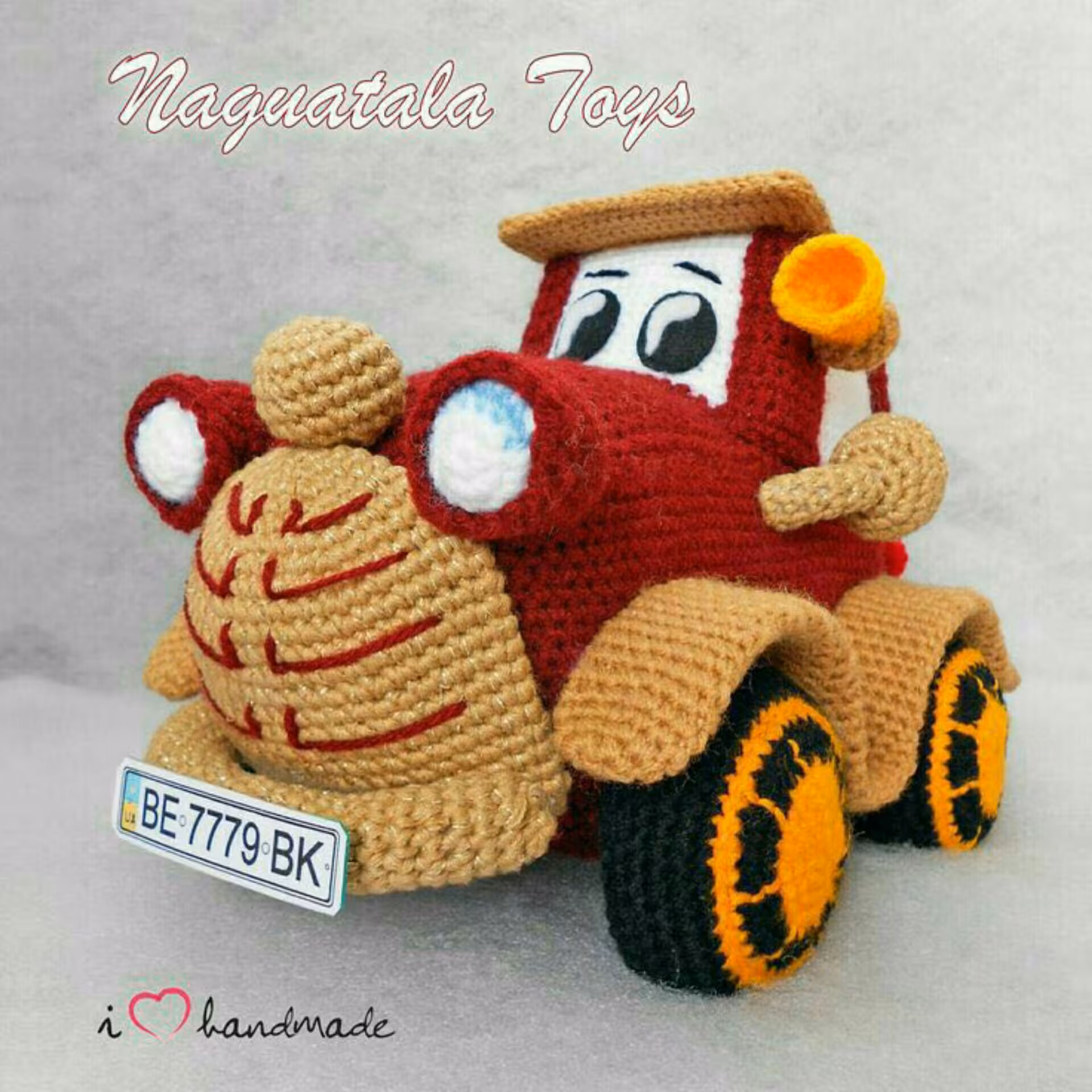 عروسک بافتنی ماشین