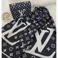 ست شال و کیف طرح ال وی کد 2000