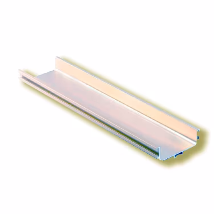 دستگیره پروفیل آلومینیوم شاخه ای یو رنگ طرح استیل مدل  3متری کاپران 