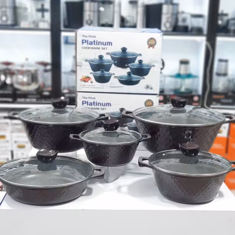 سرویس قابلمه10 پارچه پلاتینیوم وارداتی 