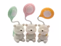 چراغ مطالعه به همراه تراش طرح خرس سفید