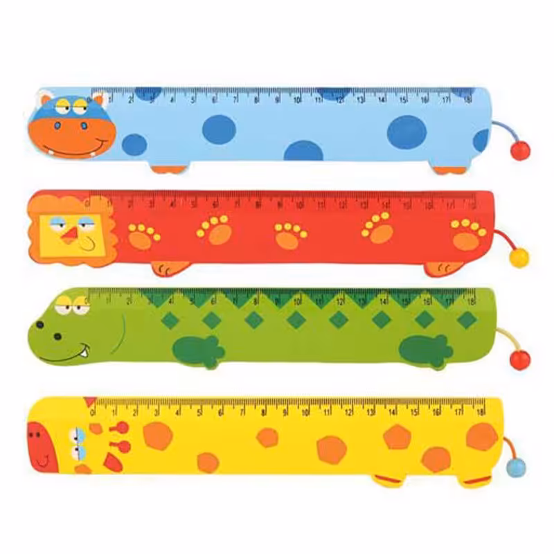 خط کش حیوانات چوبی پیکاردو کد KT01