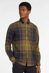 پیراهن / بلوز دکمه دار چند رنگ مردانه خیاطی TN52 کلاسیک اورجینال Barbour