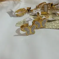 انگشتر دخترانه زنانه اکسسوری زنانه زیورآلات زنانه استیل رنگ ثابت طلا