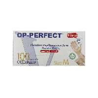 دستکش وینیل اپی پرفکت جعبه 100 عددی سایز مدیوم