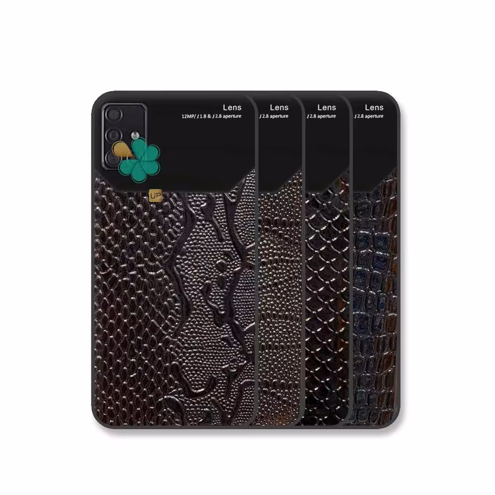 قاب پشت گلس چرمی گوشی سامسونگ Samsung A71 مدل مونت بلنک