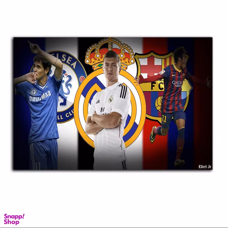 تابلو شاسی بکلیت طرح بازیکن فوتبال تونی کروس ونیمار مدل SH-S7245