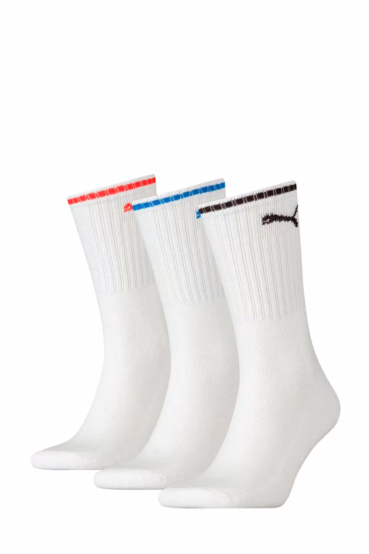 جوراب سفید مردانه و زنانه جورابهای خدمه 3P اورجینال Puma