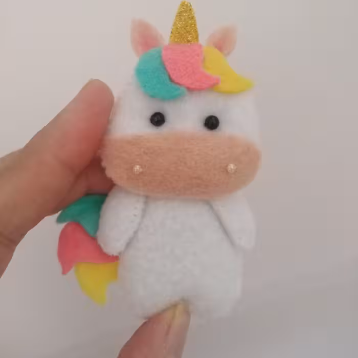 جاکلیدی نمدی یونیکورن یا اسب تک شاخ