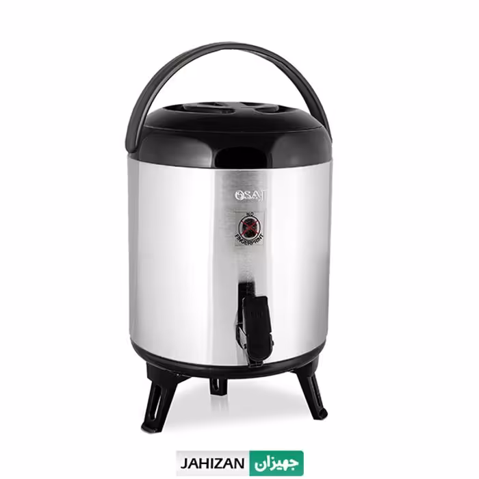 کلمن استیل 8 لیتری ساج کد 9508