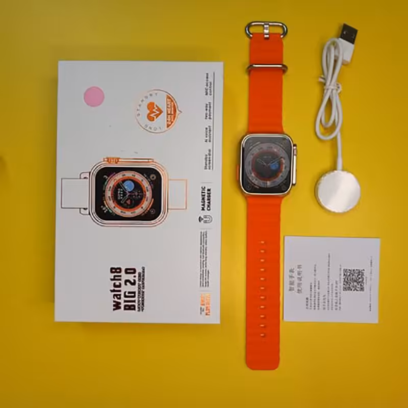 ساعت هوشمند HW22 Plus Ultra بند مشکی 