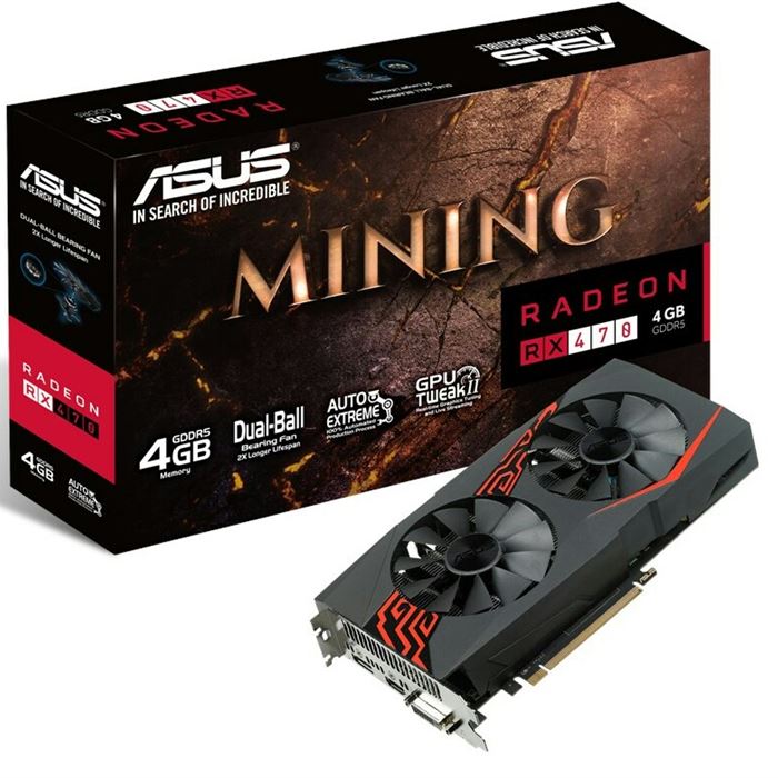 کارت گرافیک ایسوس MINING-RX470-4G-LED-S