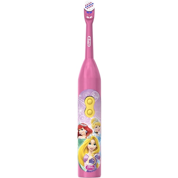 مسواک برقی بچگانه اورال بی Oral-B انگلیسی | باتریدار، مدل پرنسس دیزنی Disney Princess