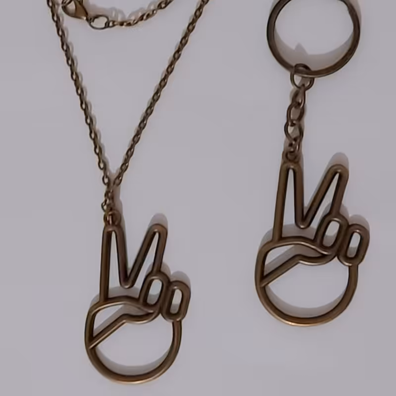 ست جاکلیدی و گردنبند فانتزی 