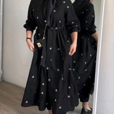 ساحلی مجلسی زنانه مدل کاملیا جنس شانتون اعلا گلدوزی