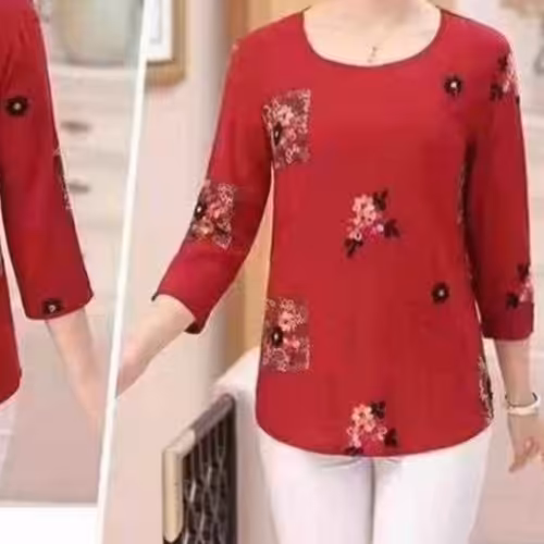 شومیز گلدوزی شده کره