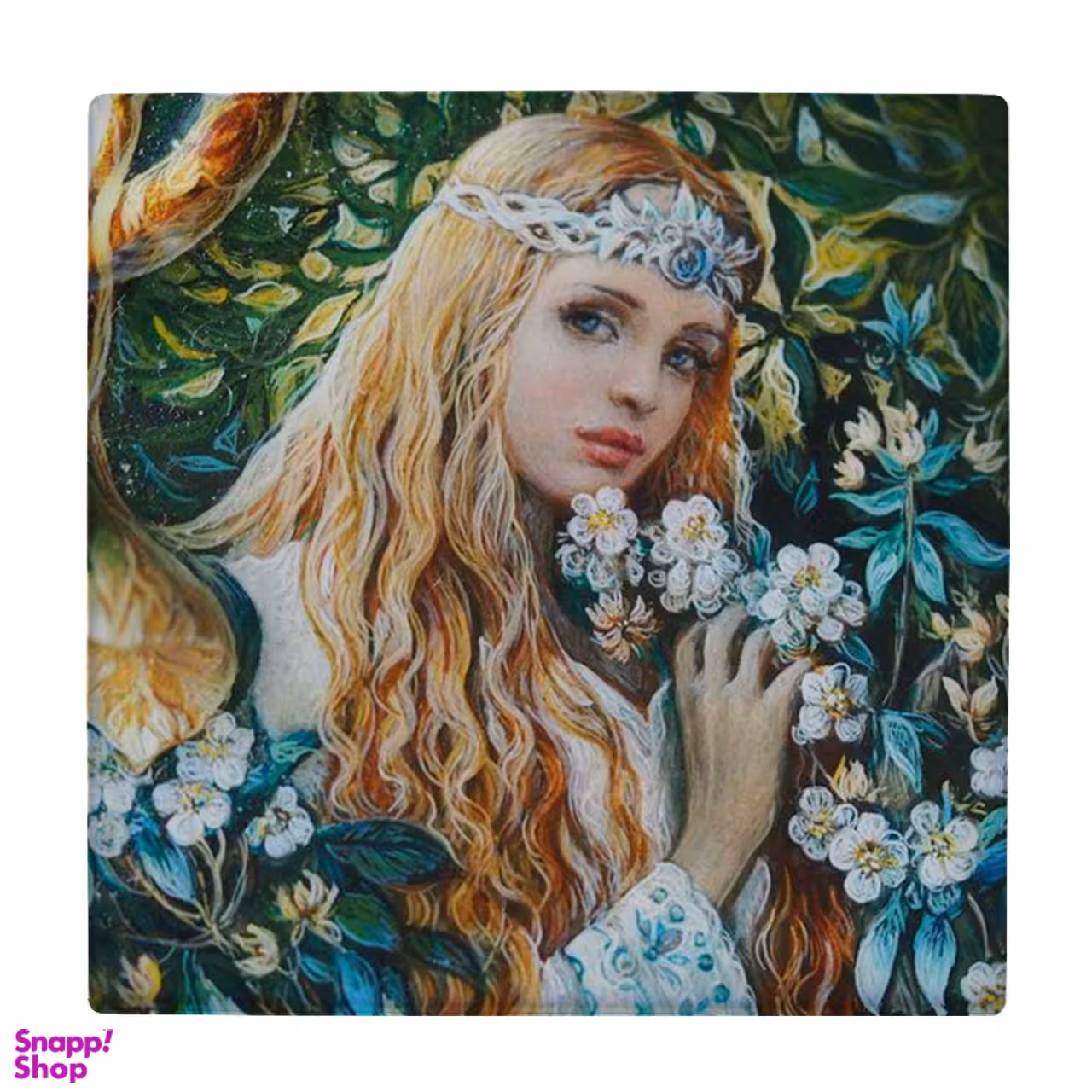 زیر لیوانی طرح نقاشی پرتره بانو کد  5881279_4451