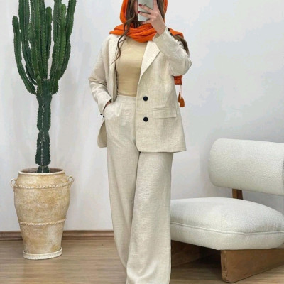 کت شلوار شانتون ژاکارد