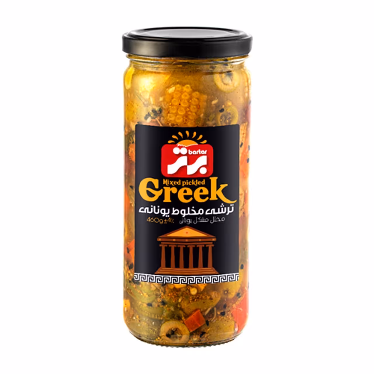 ترشی مخلوز یونانی برتر - 460 گرم