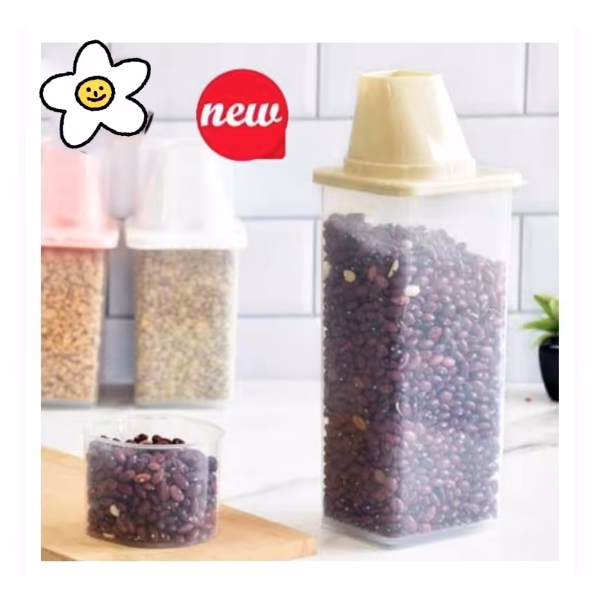 بانکه  پیمانه دار  نگهدارنده حبوبات 