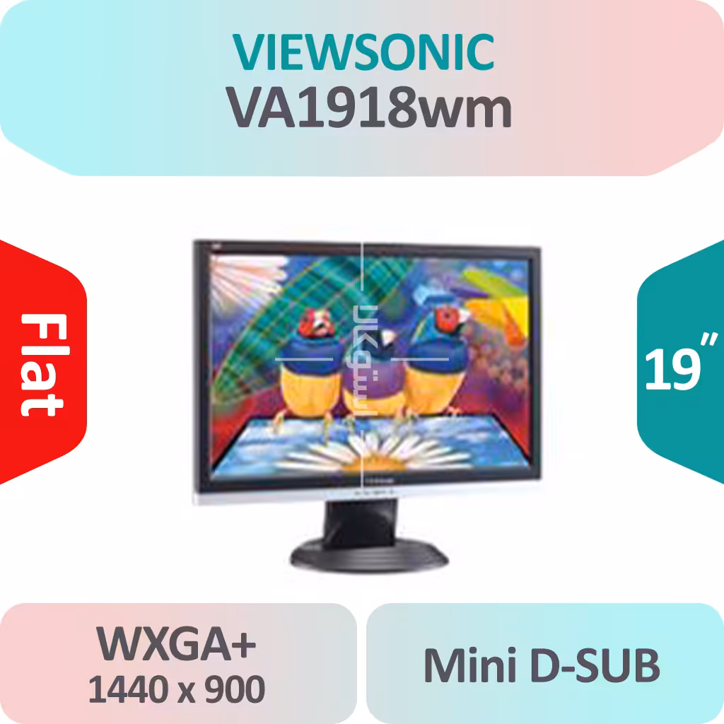مانیتور استوک Viewsonic VA1918wm سایز 19 اینچ