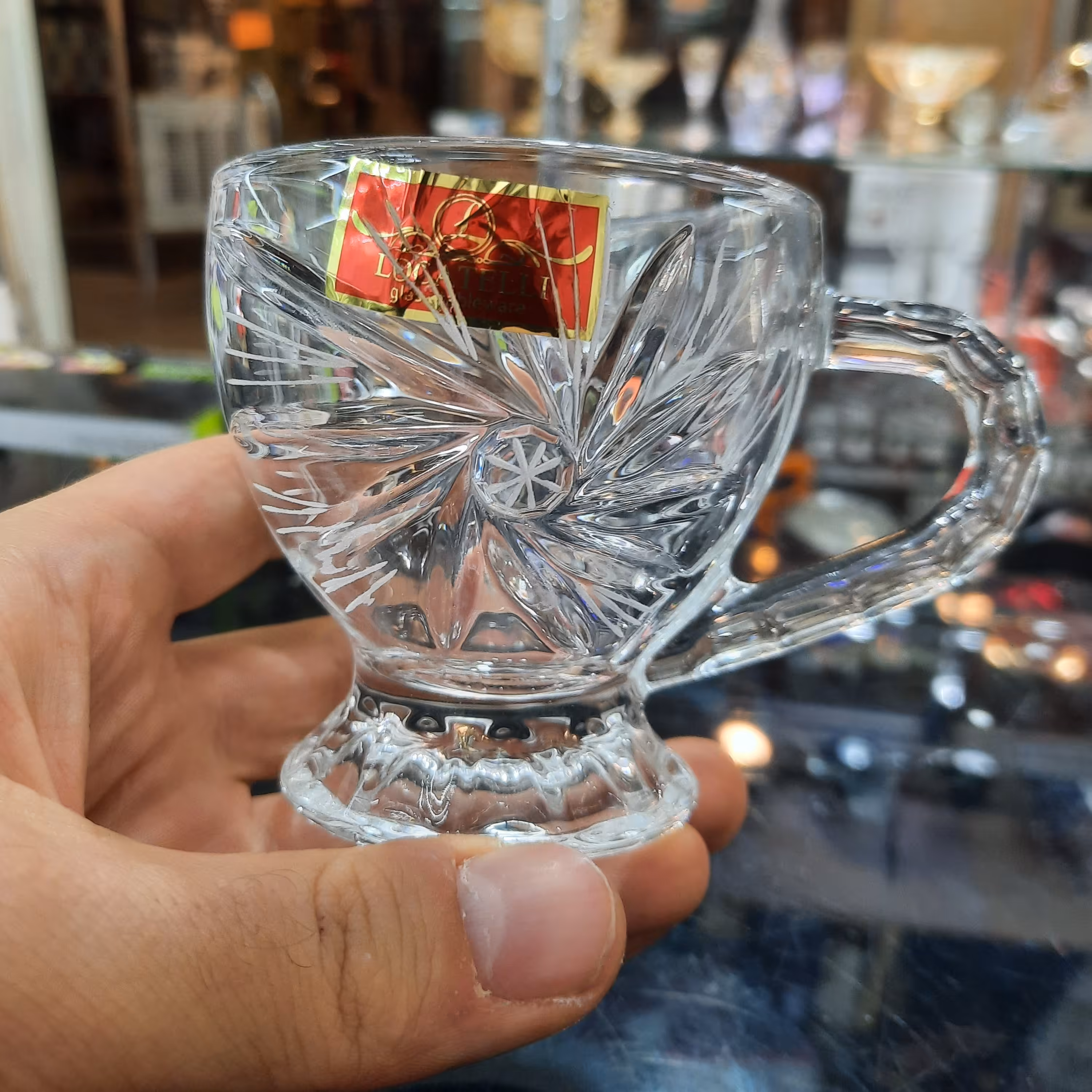 استکان خورشیدی تراش کادویی یا جهیزیه