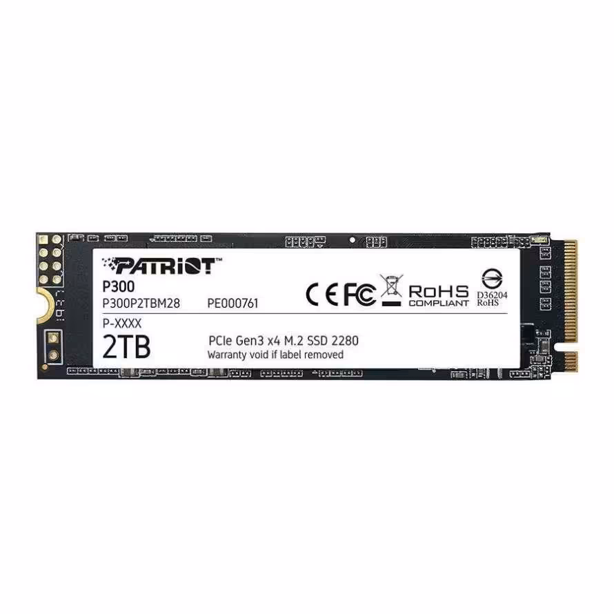اس اس دی پاتریوت P300  M.2 NVMe PCIe 2TB