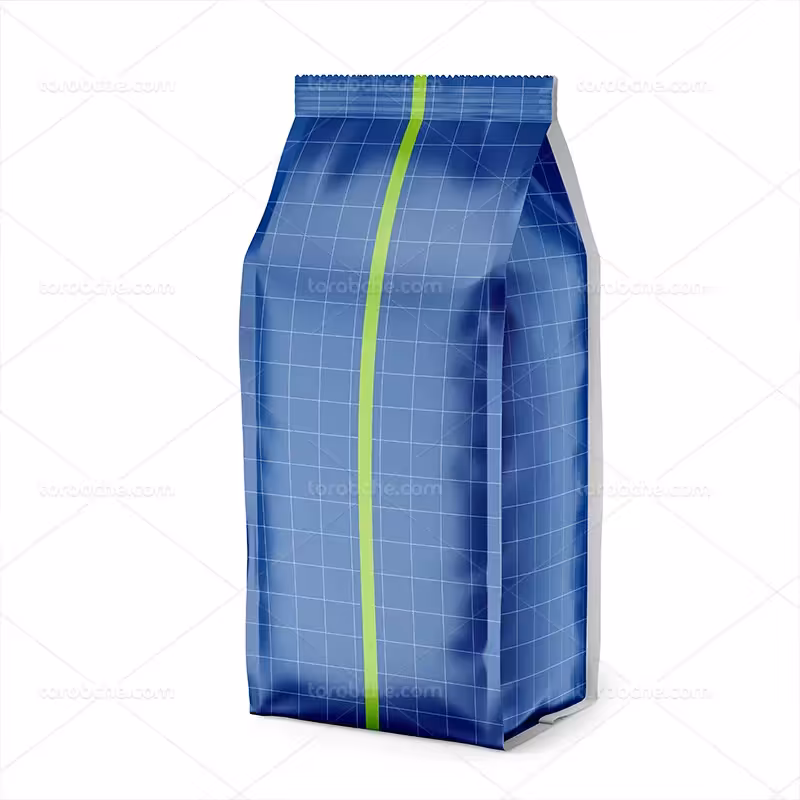 موکاپ لایه باز پاکت کاغذی غذا | گرافیک با طعم تربچه