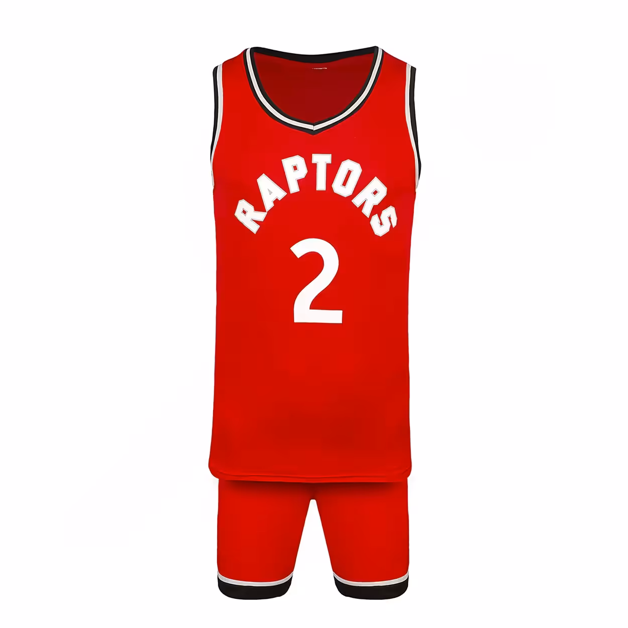 ست رکابی شلوارک بسکتبال رپترز 833-AKS  | قرمز/سفید