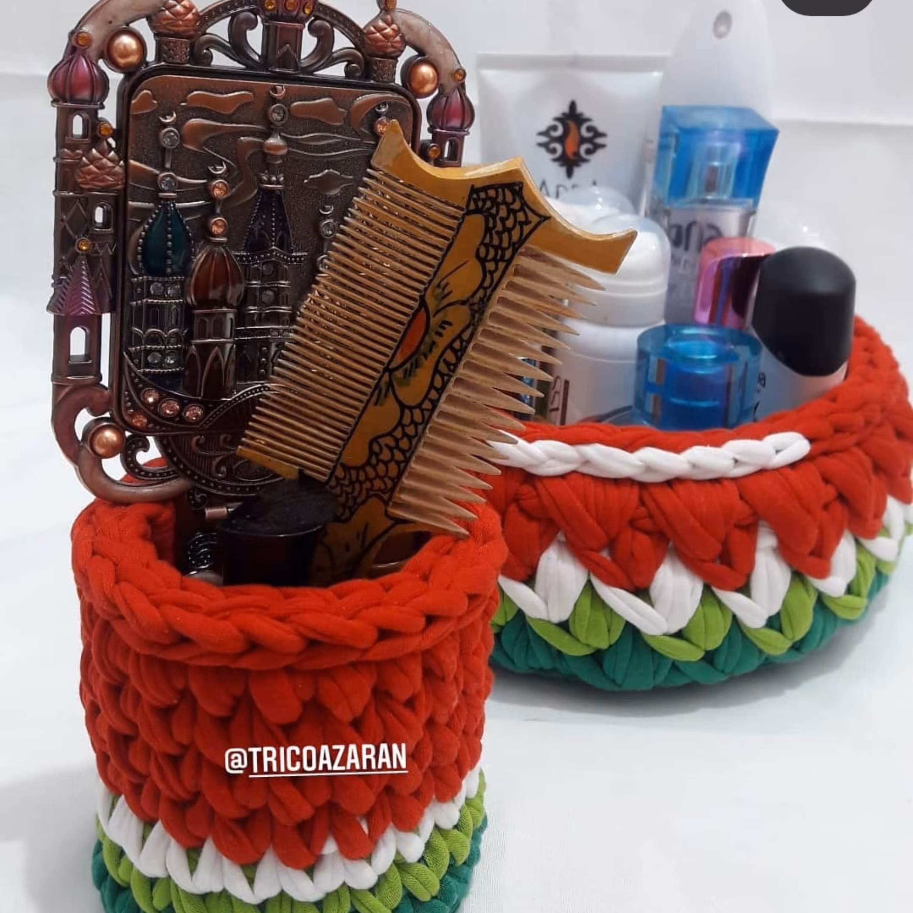 سبد تریکو یلدایی ست دوعددی