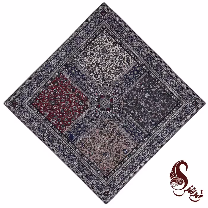 رومیزی تک مدل چهارباغ