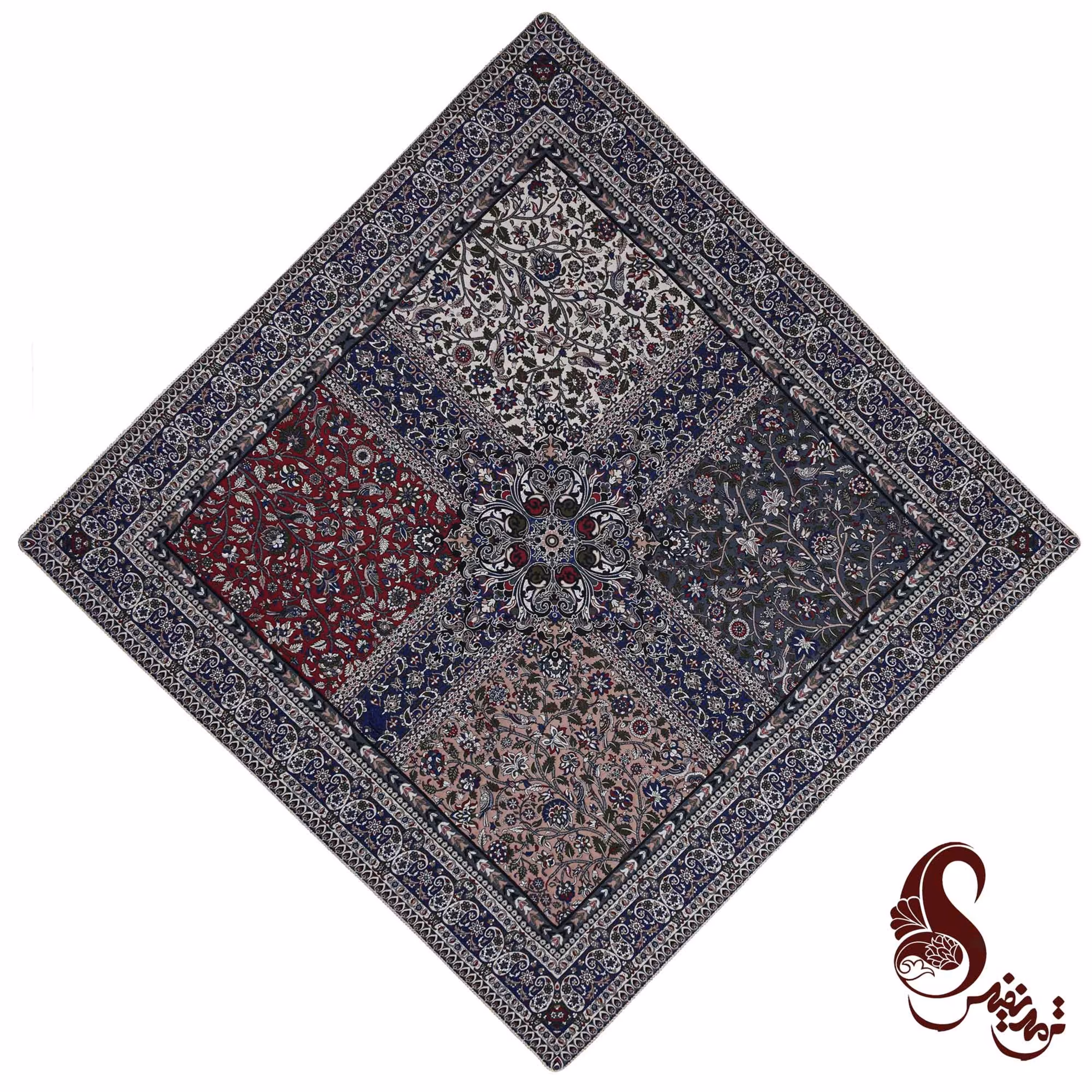 رومیزی تک مدل چهارباغ