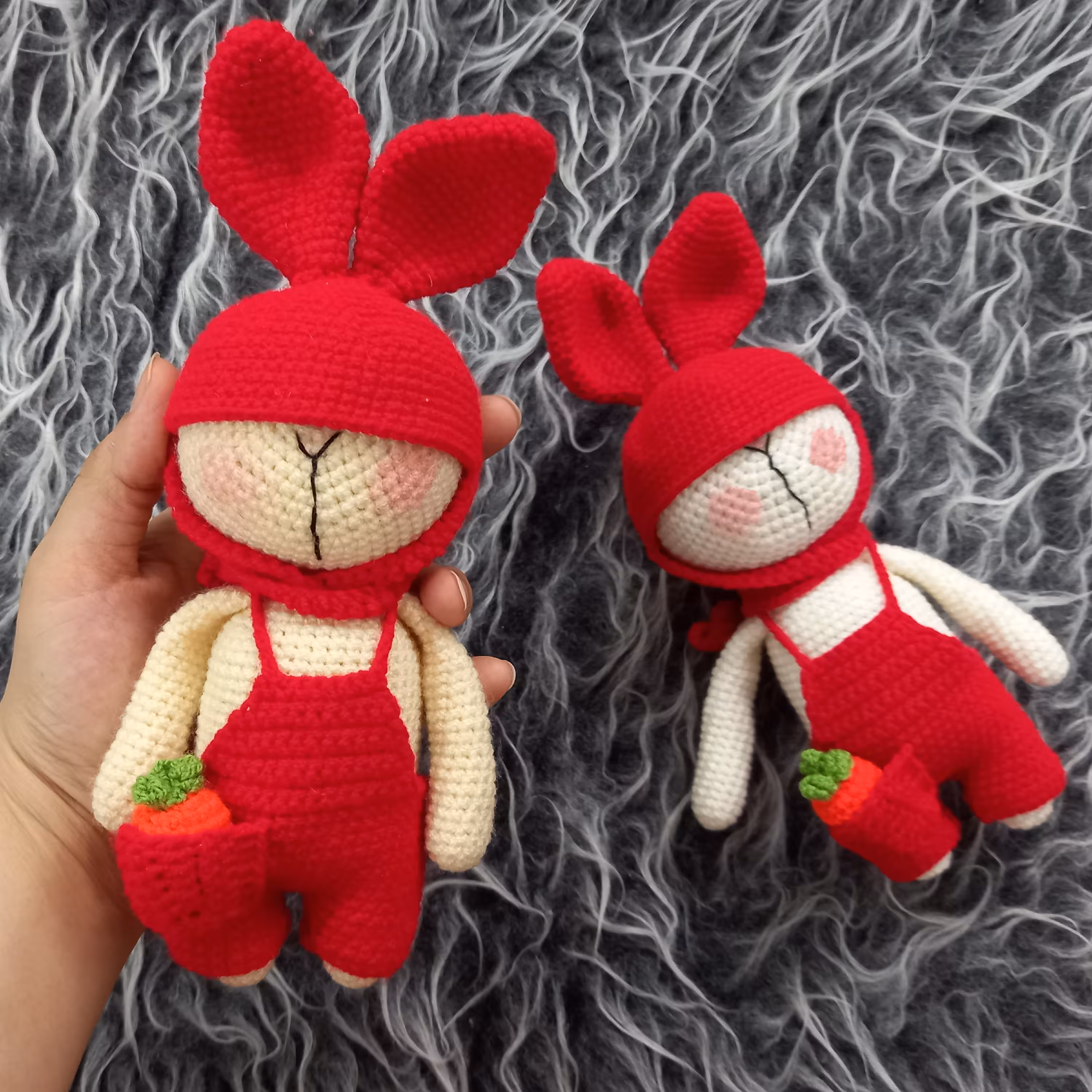 عروسک خرگوش دستبافت