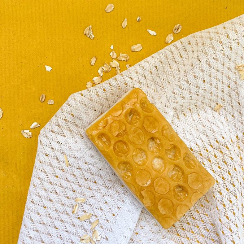 صابون گلیسرینه Patyap،حاوی شیر شتر،عسل،جو دوسر