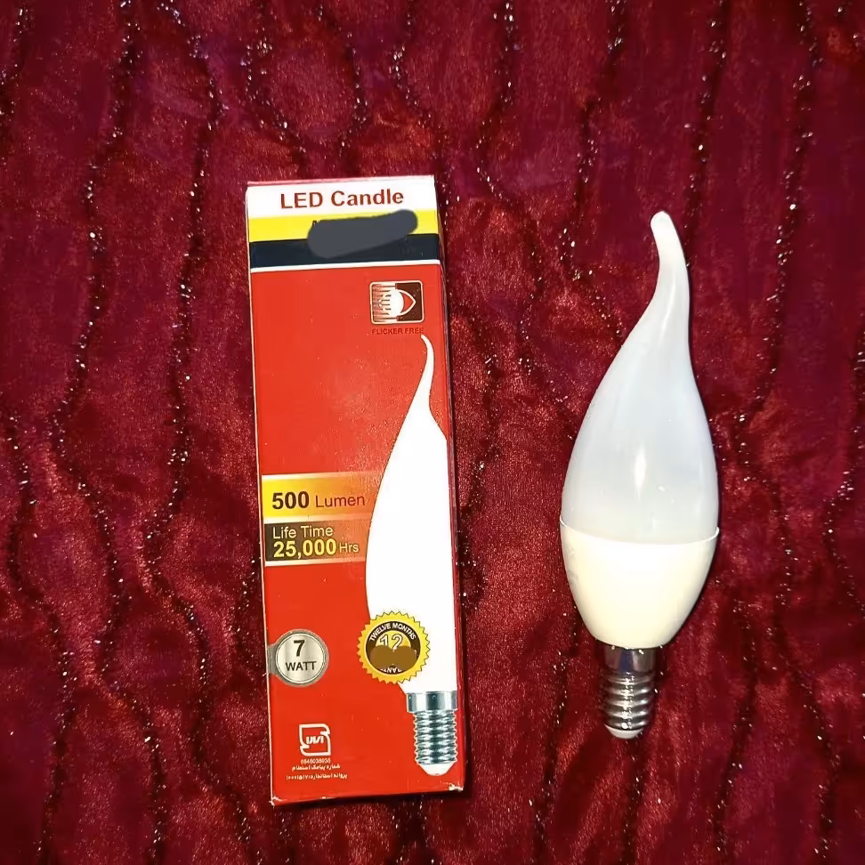 لامپ لوستر،شمعی،اشکی بسته دو عددی