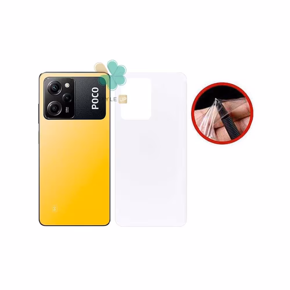 برچسب محافظ پشت گوشی شیائومی Xiaomi Poco X5 Pro مدل مات