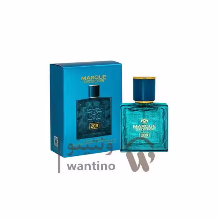 عطر ادکلن مردانه ورساچه اروس مارکویی کالکشن کد 209 (Marque Collection Versace eros) حجم 25 میل