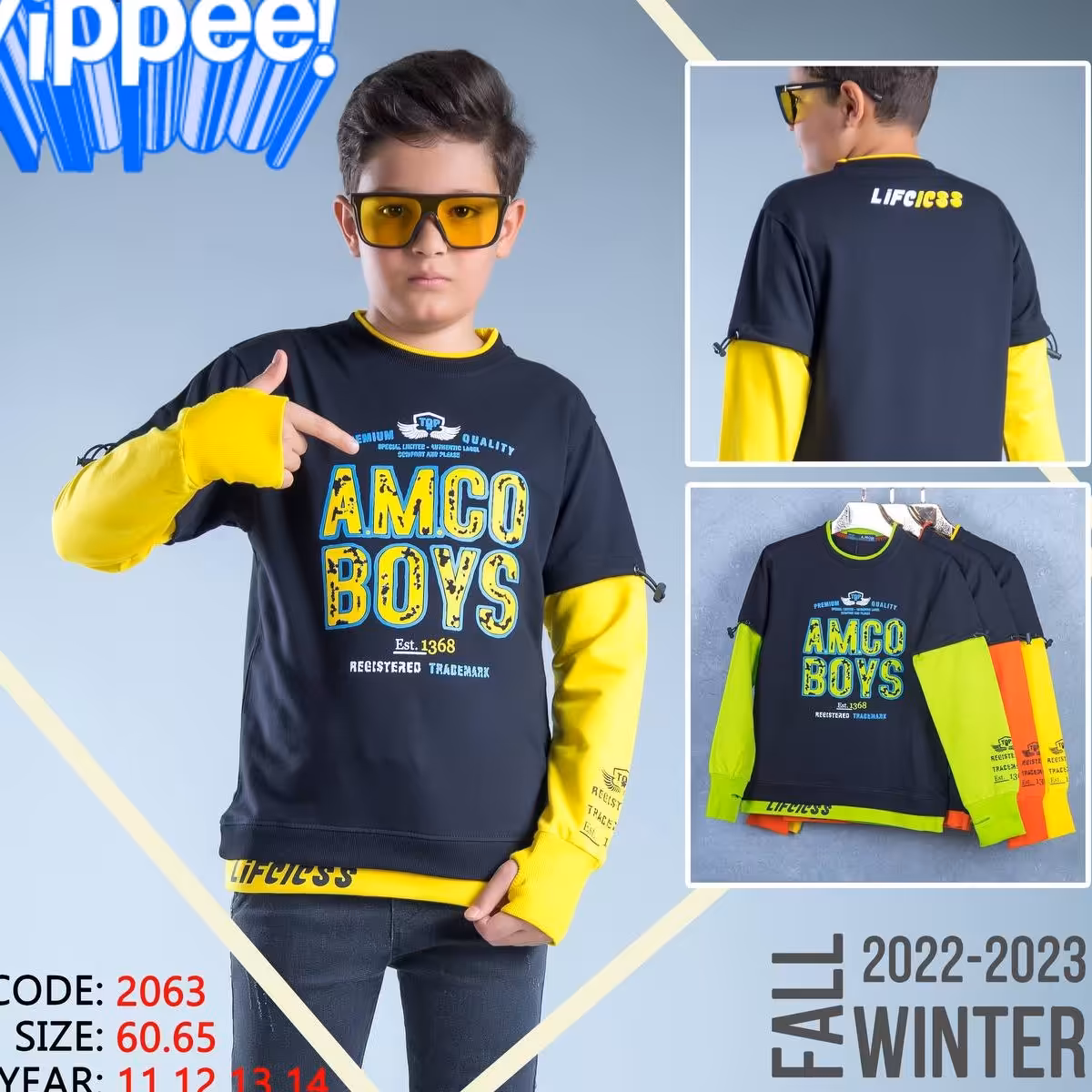 بلوز تک پسرانه آستین دو تیکه انگشتی جذاب