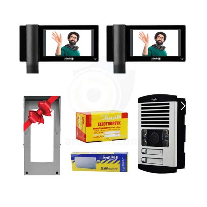 پکیج کامل آیفون تصویری 2 واحدی الکتروپیک 996 مشکی