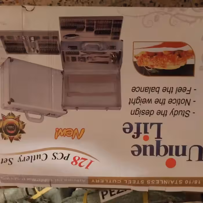 سرویس قاشق و چنگال یونیک 24 نفره 128 پارچه Unique