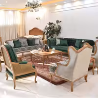 مبل کلاسیک مدل کوئین فرانسوی کد 3055