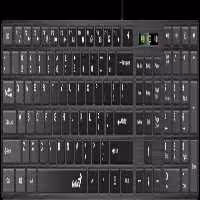 صفحه کلید باسیم جنیوس مدل SlimStar 126