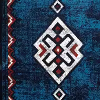 گبه ماشین بافت کاشان طرح هالیدی سرمه ای4متری1/5در 2/25