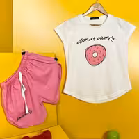 تیشرت و شورتک دونات