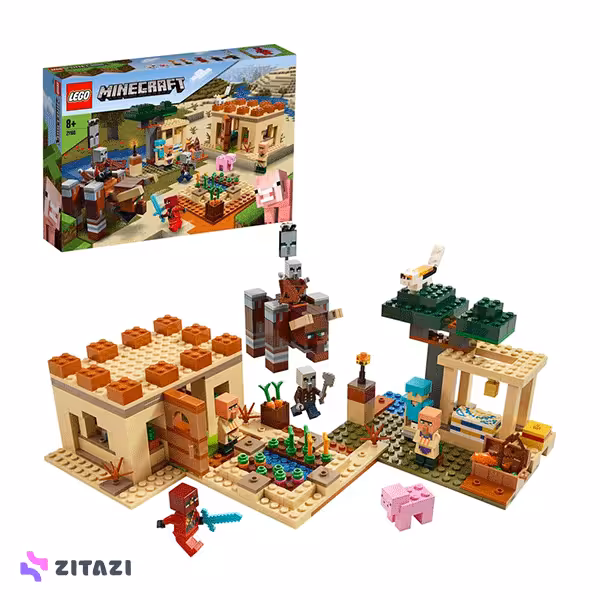 لگو سری ماینکرافت مدل The Illager Raid کد 21160