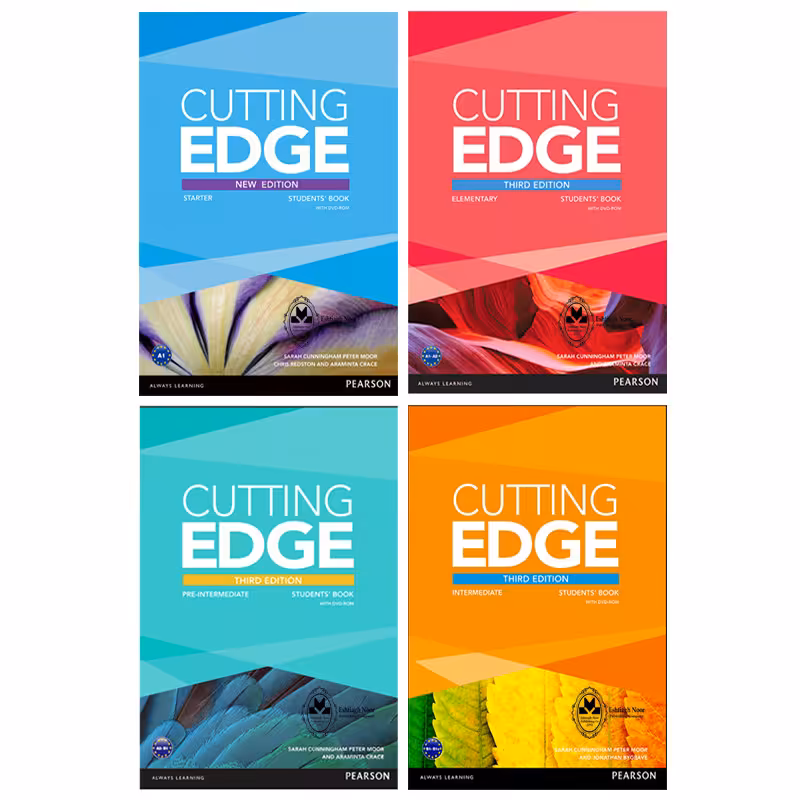 کتاب Cutting Edge New Edition اثر جمعی از نویسندگان انتشارات اشتیاق نور 4 جلدی
